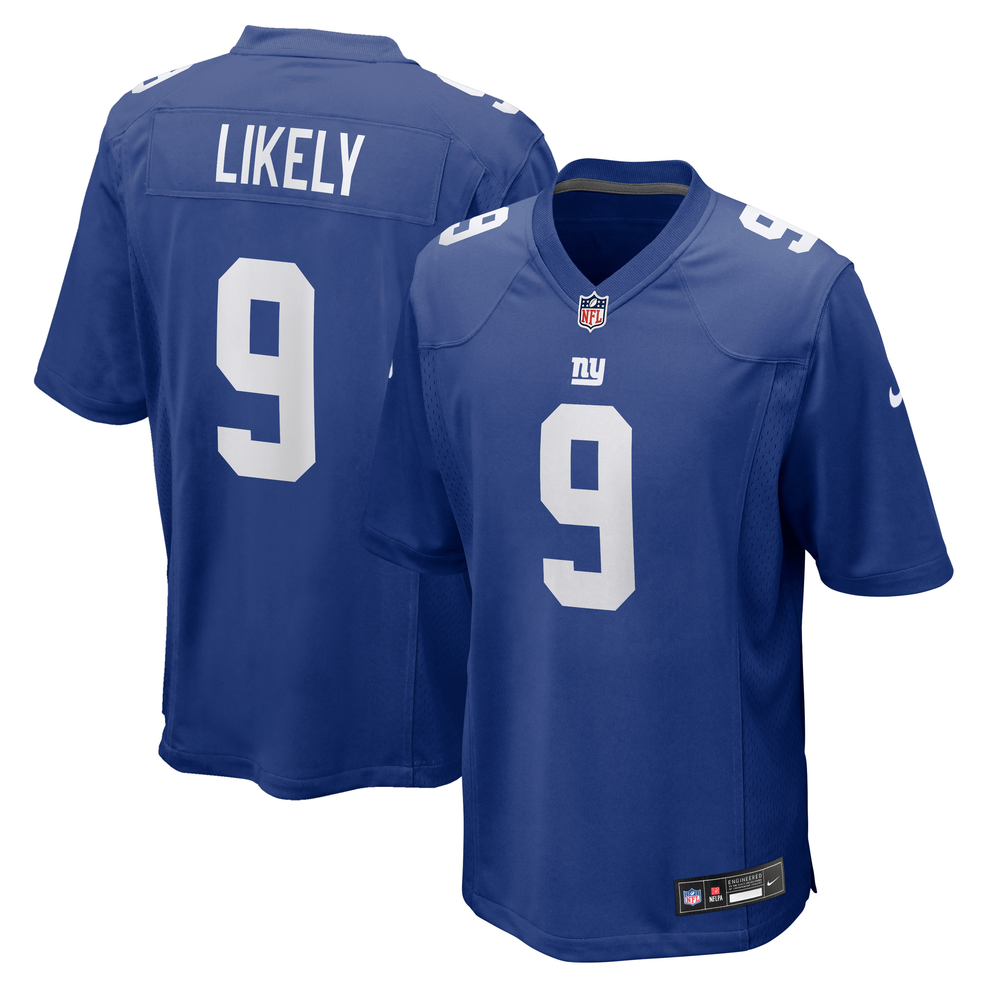 Maillot de match Nike Isaiah Likely Royal des Giants New York pour homme