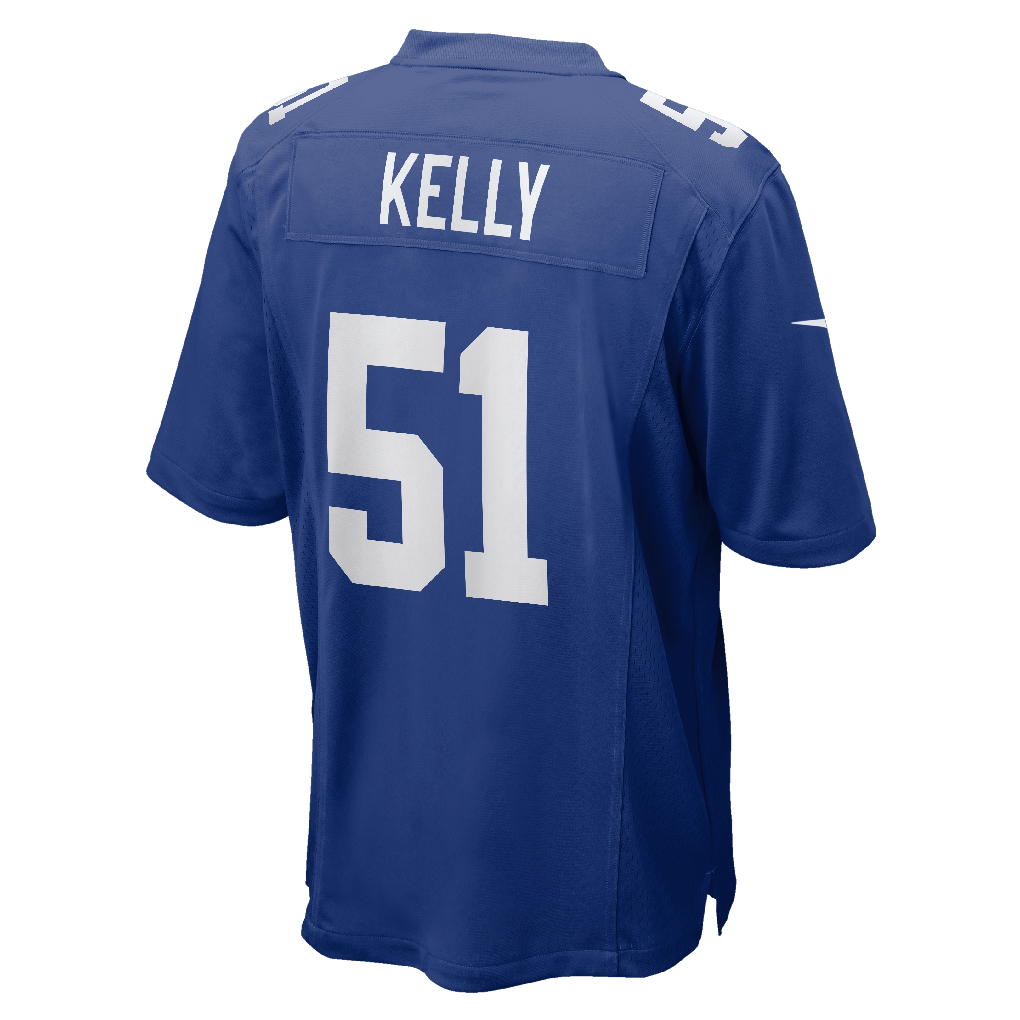 Men's Nike Jack Kelly Royal New York Giants Team Game Jersey