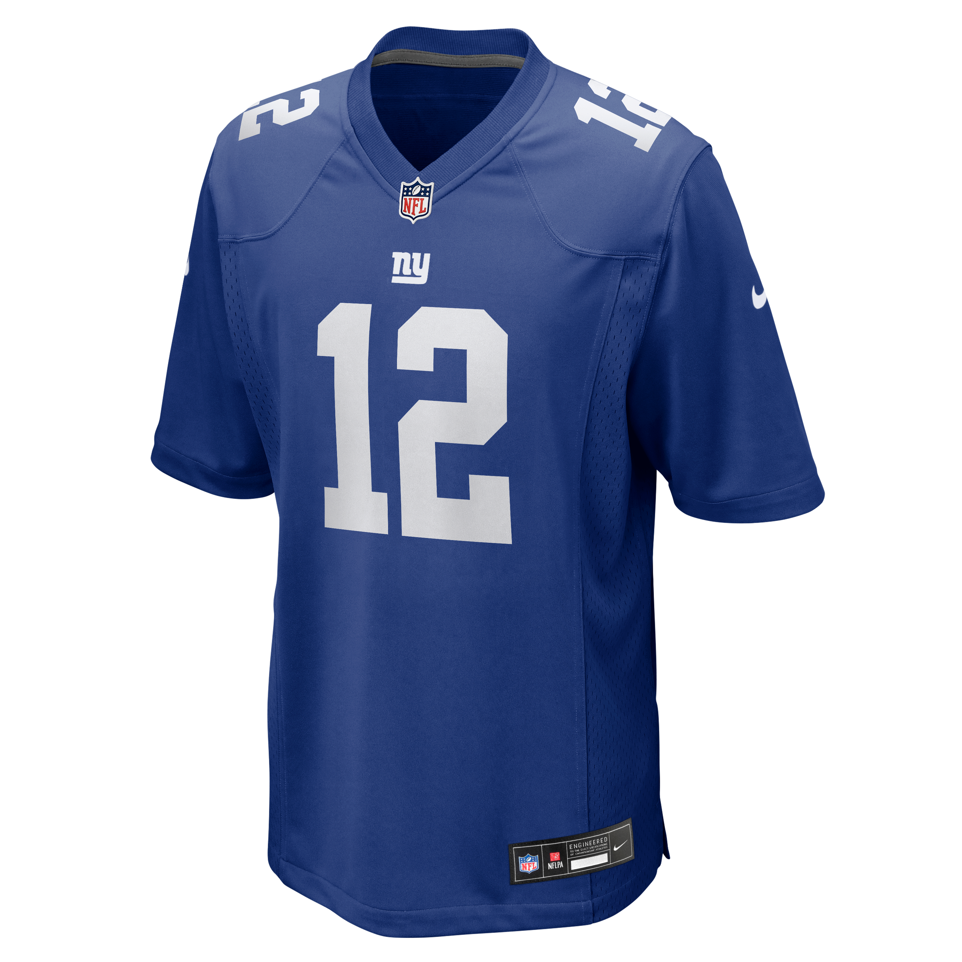 Men's Nike Jake Haener Royal New York Giants Team Game Jersey