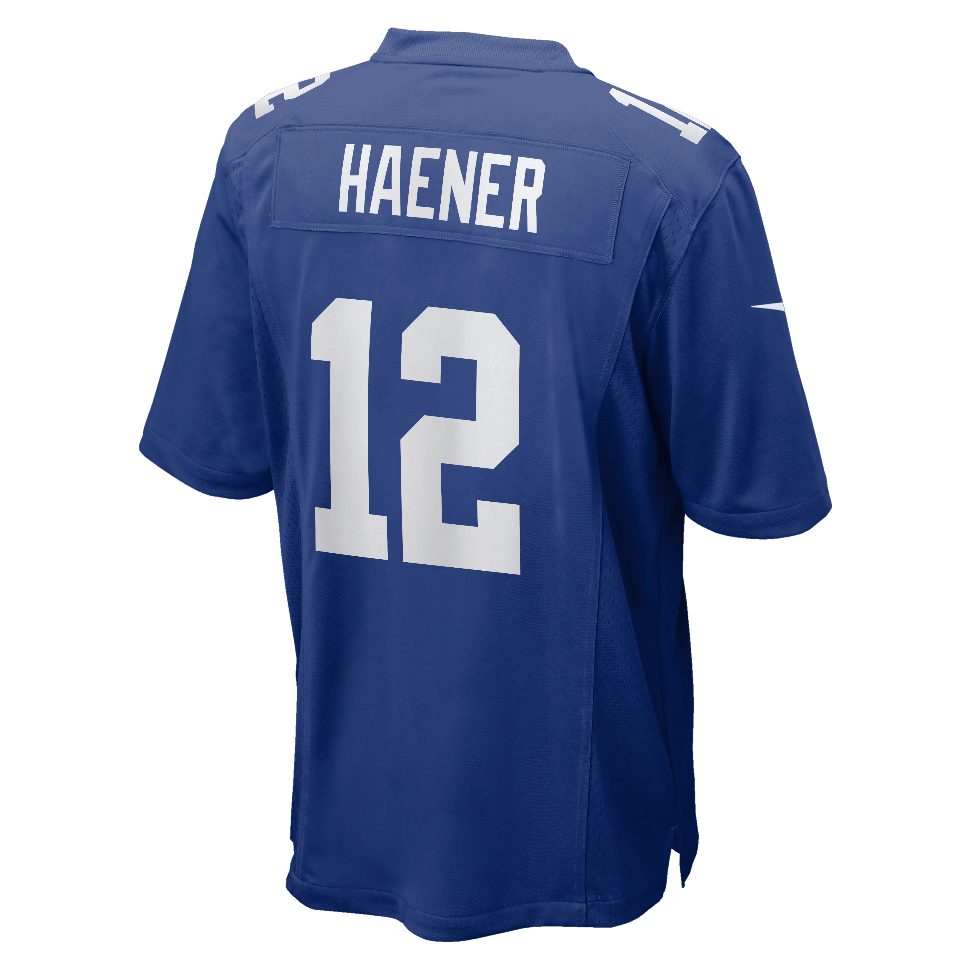 Men's Nike Jake Haener Royal New York Giants Team Game Jersey