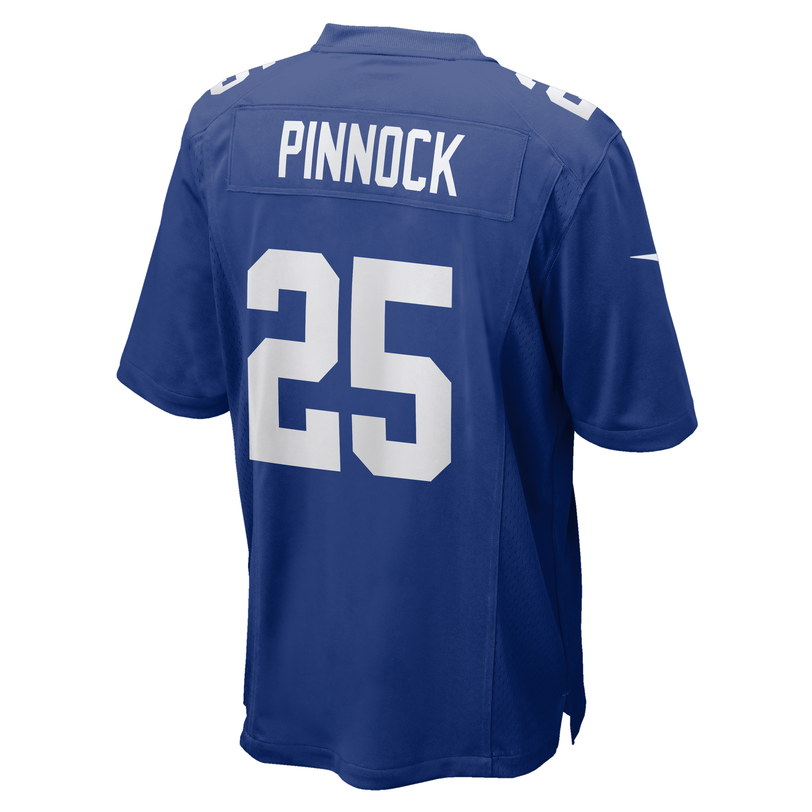 Men's Nike Jason Pinnock Royal New York Giants Team Game Jersey