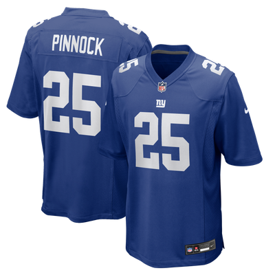 Jason Pinnock New York Giants Nike Team Game Jersey - Royal