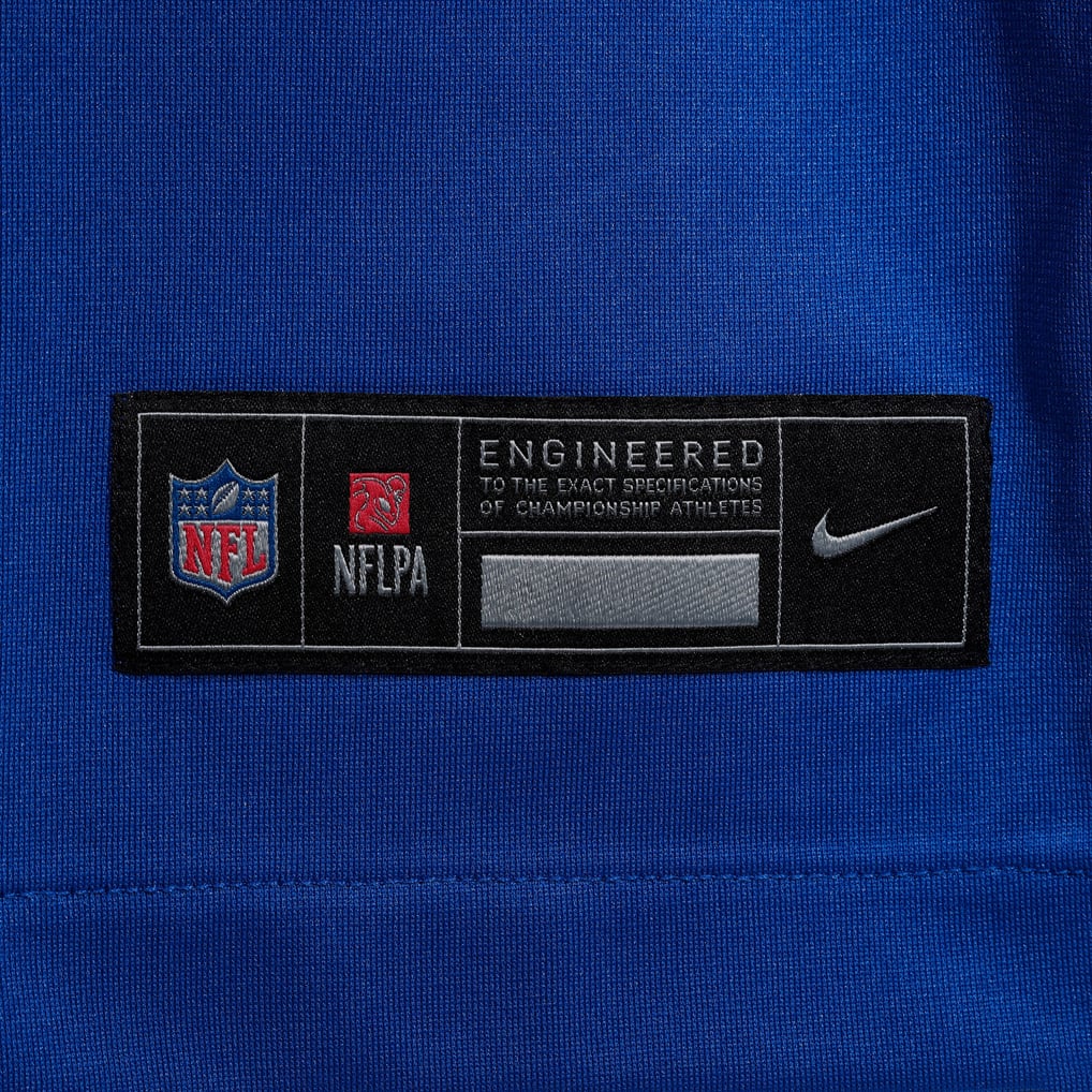 Jaxson Dart #6 New York Giants Men's Game Jersey – Royal Blue On-Field Style