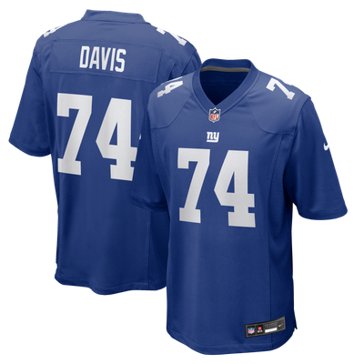 J.C. Davis New York Giants Nike Team Game Jersey - Royal
