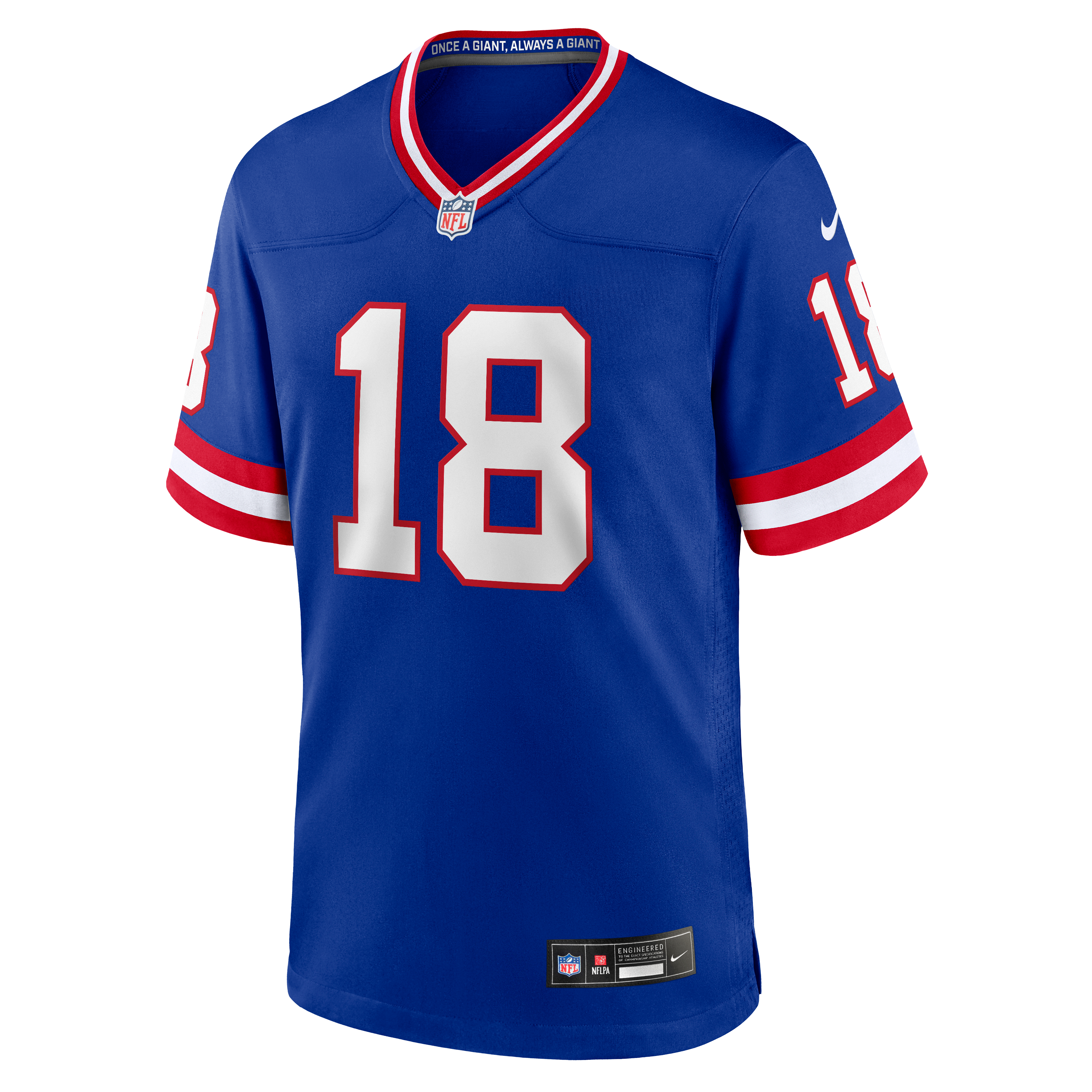 Maillot de match alternatif Legacy Nike J.J. McCarthy Royal des Giants New York pour hommes