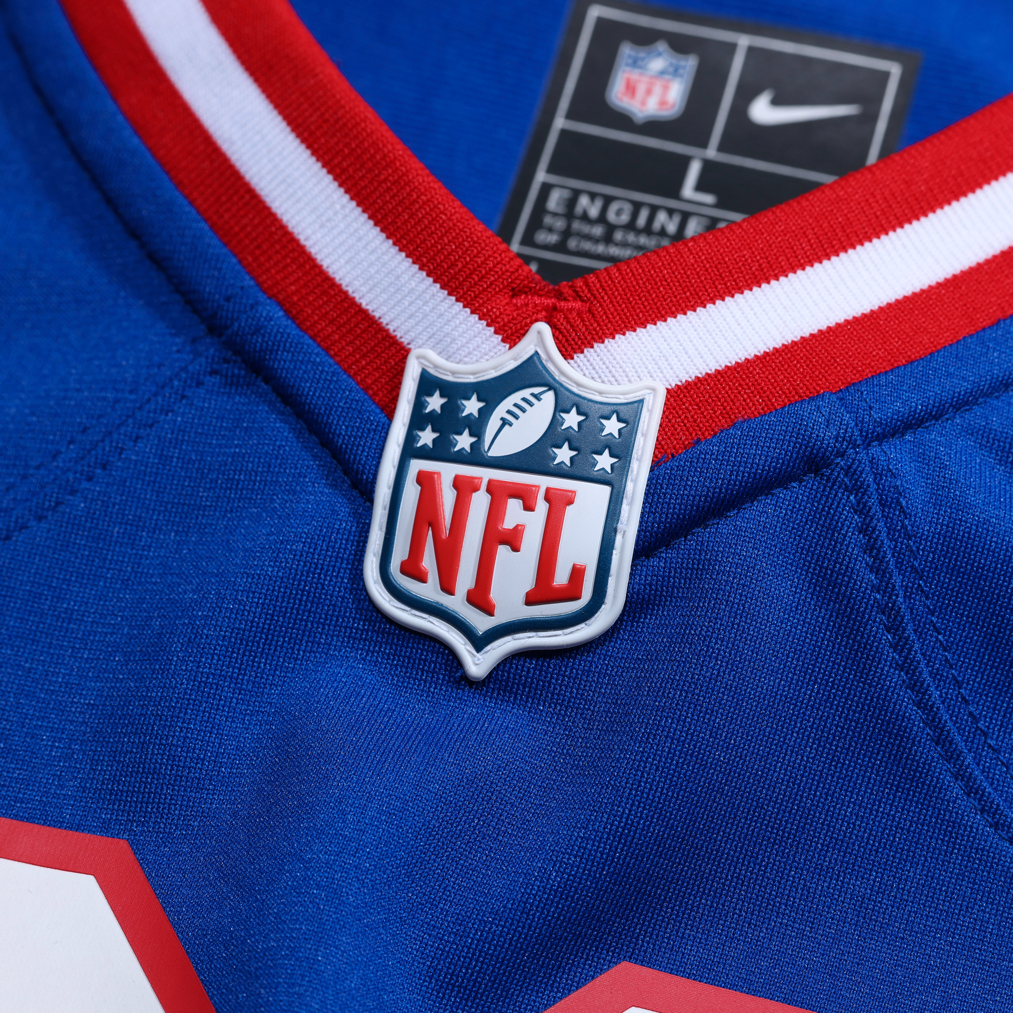 Maillot de match alternatif Legacy Nike J.J. McCarthy Royal des Giants New York pour hommes