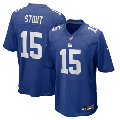 Jordan Stout New York Giants Nike Team Game Jersey - Royal