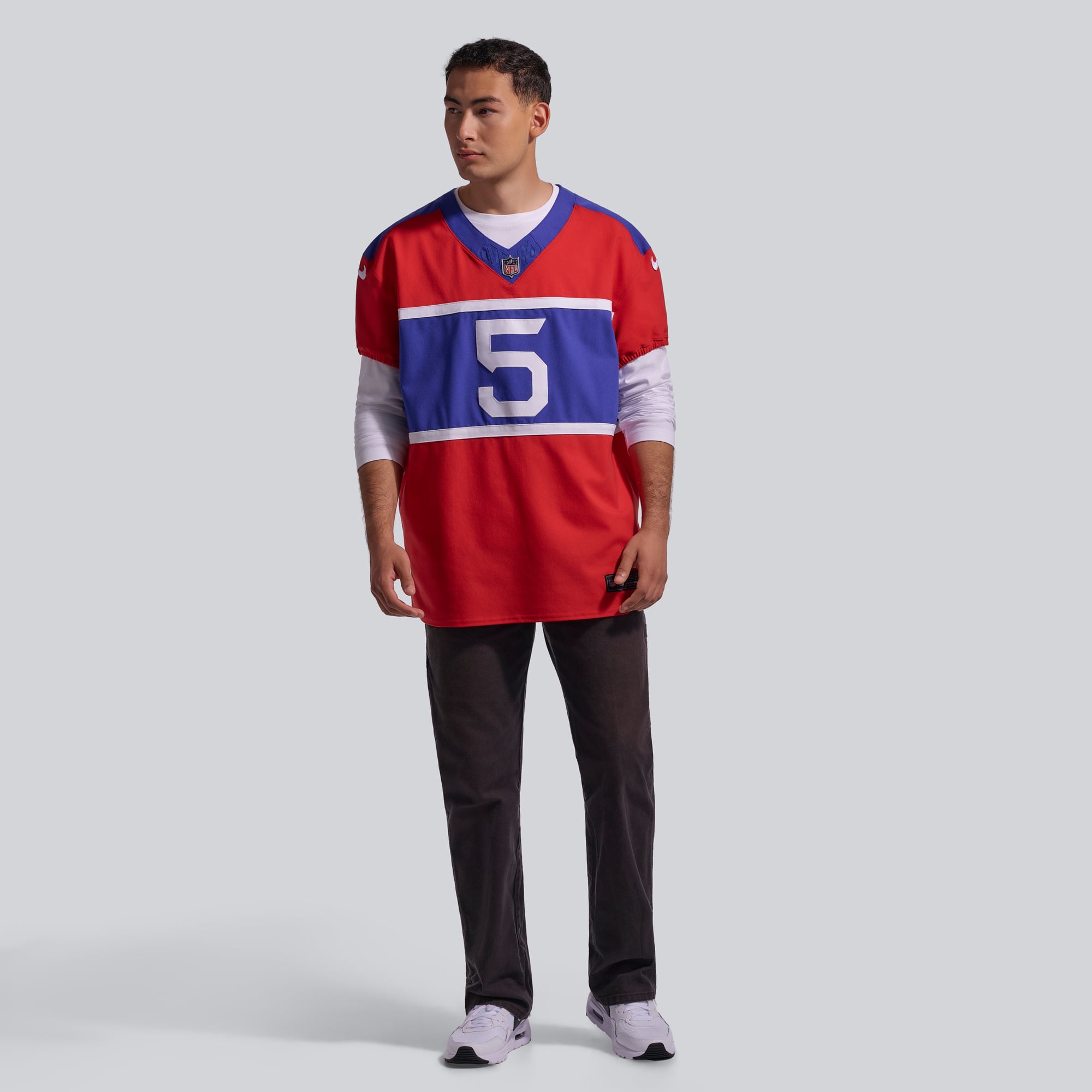 Maillot Nike Kayvon Thibodeaux rouge New York Giants Alternate Vapor F.U.S.E. Elite pour homme
