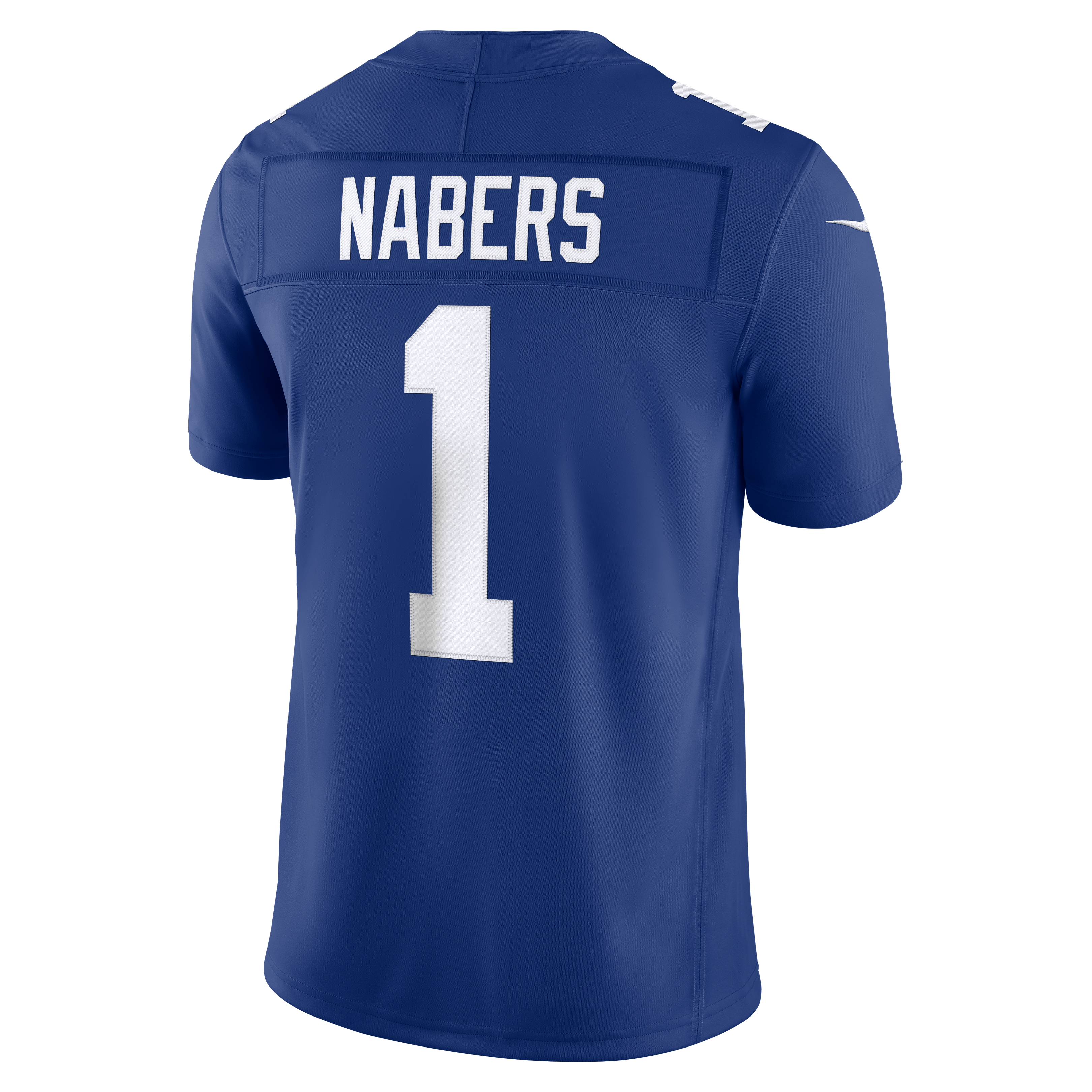 Maillot Nike Malik Nabers Royal New York Giants Team Vapor F.U.S.E. Stitched Limited pour homme