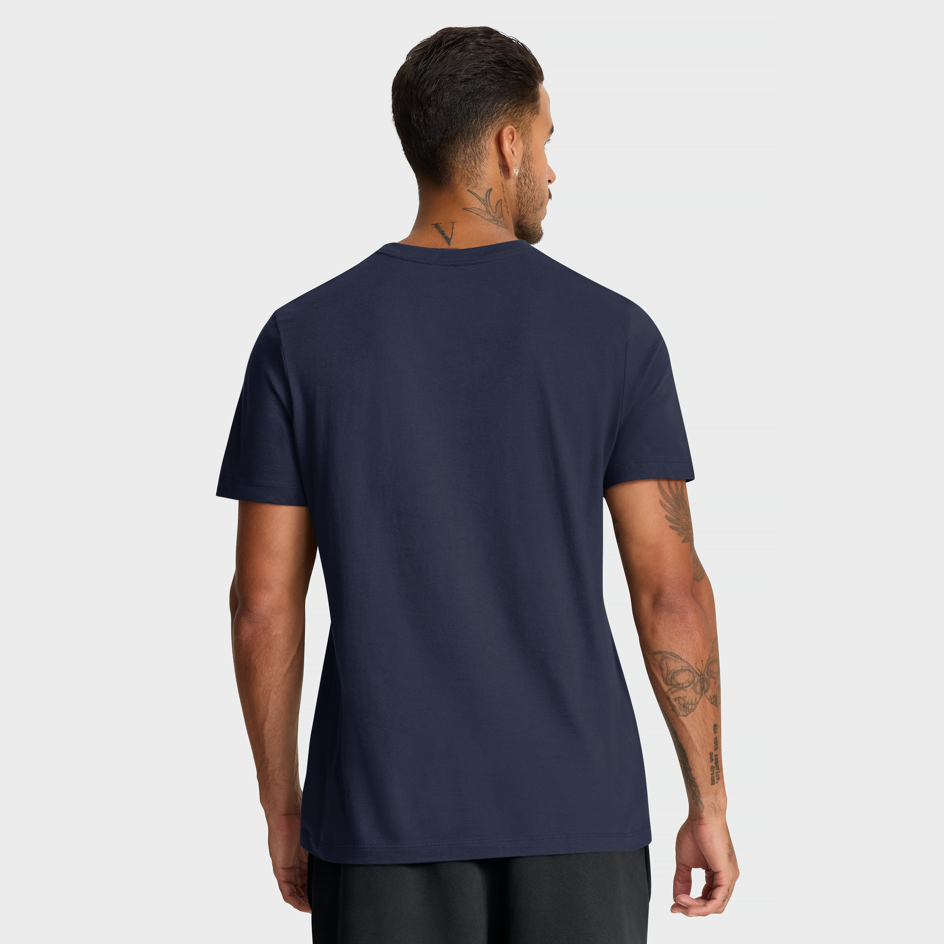 Men's Nike Navy New York Giants Rewind Team Spirit Essential Cotton T-Shirt