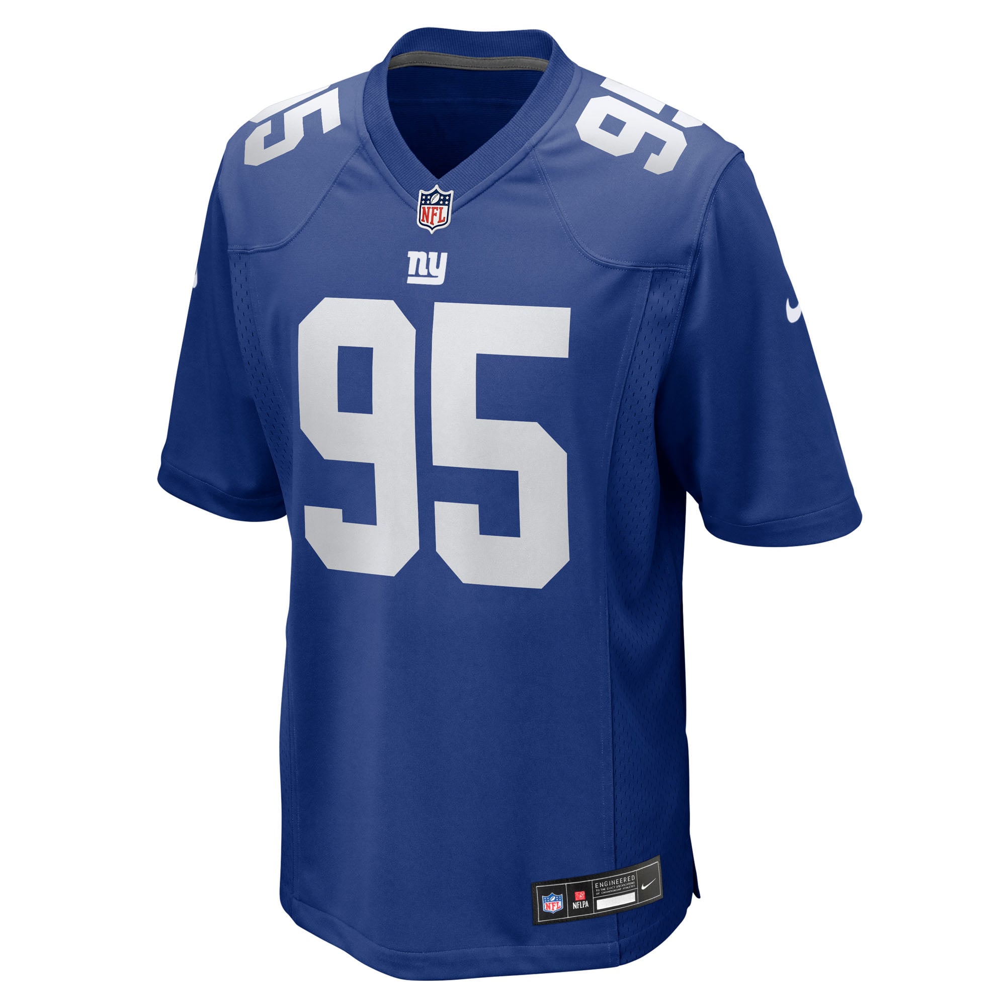 Men's Nike Roy Robertson-Harris  Royal New York Giants Team Game Jersey