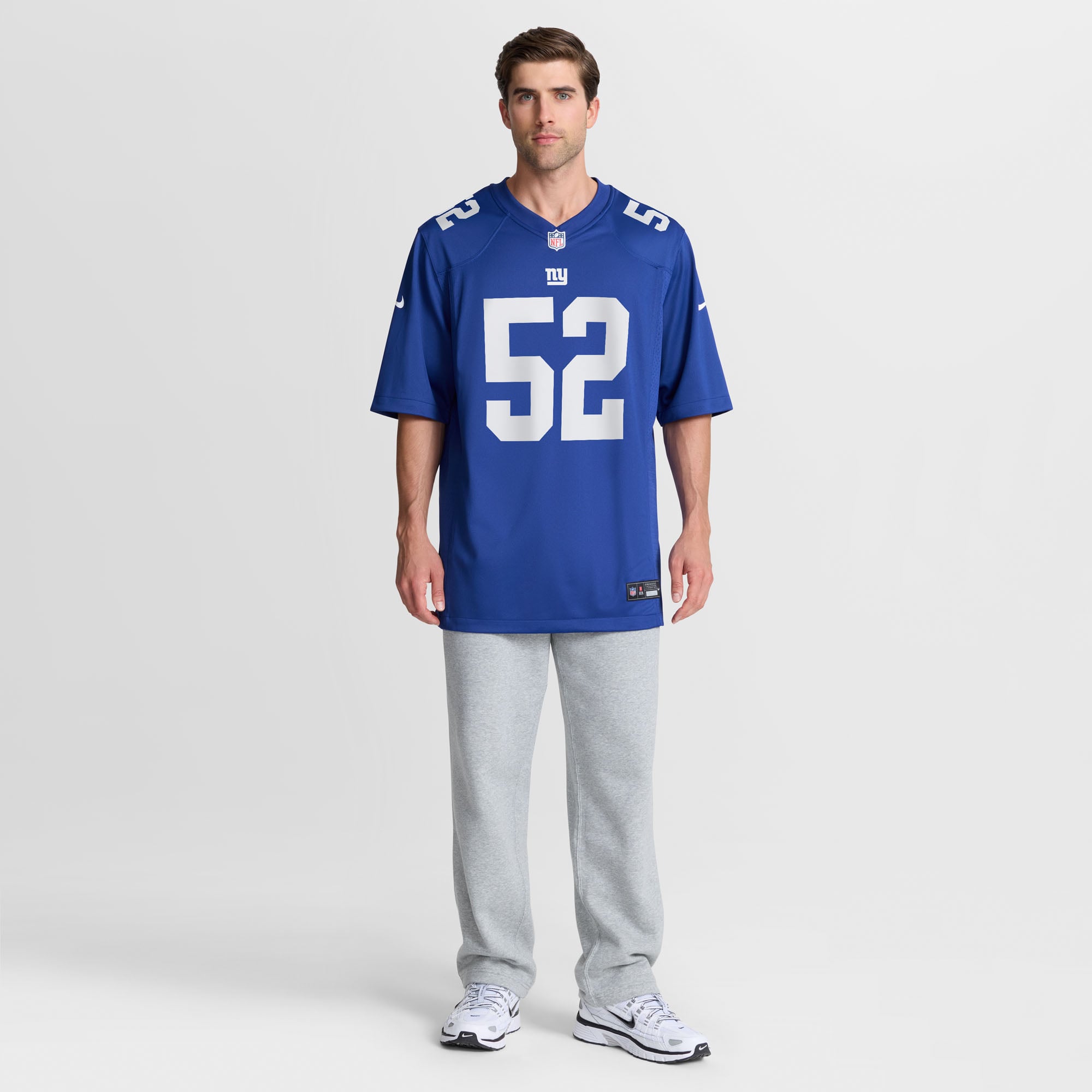 Maillot de match Nike Royal New York Giants Arvell Reese pour homme