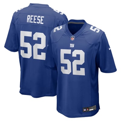 Arvell Reese New York Giants Nike Team Game Jersey - Royal