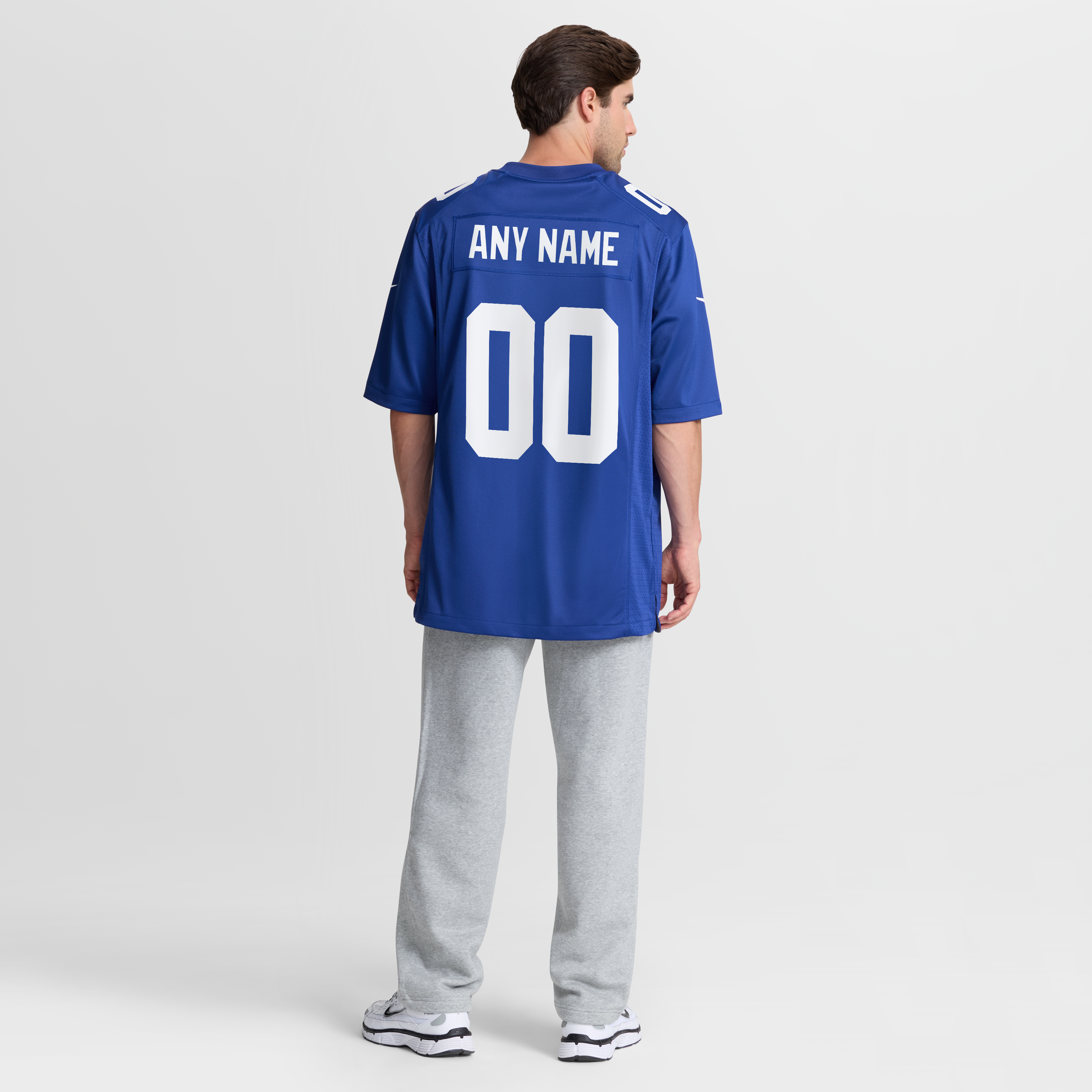 Couleur de l'équipe personnalisée Nike Royal New York Giants pour homme - Maillot match