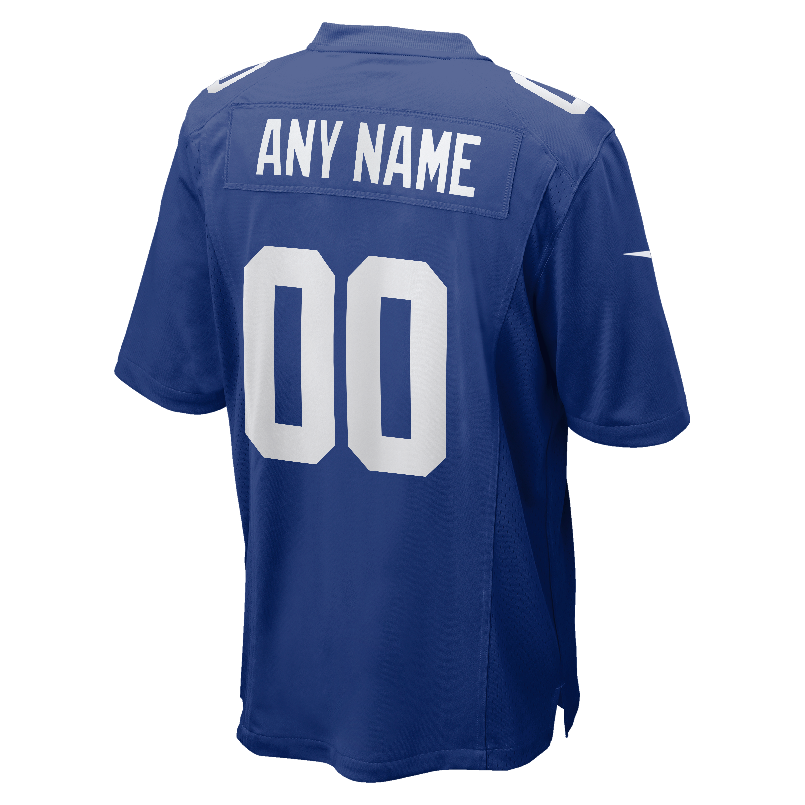 Couleur de l'équipe personnalisée Nike Royal New York Giants pour homme - Maillot match