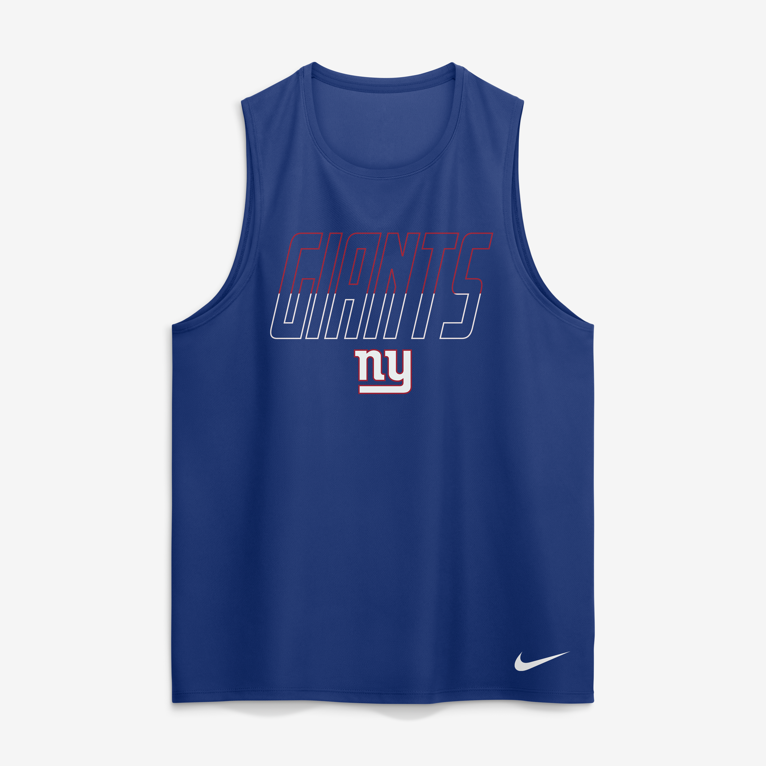 Men's Nike Royal New York Giants Kickoff Miler Dri-FIT Tank​ Top
