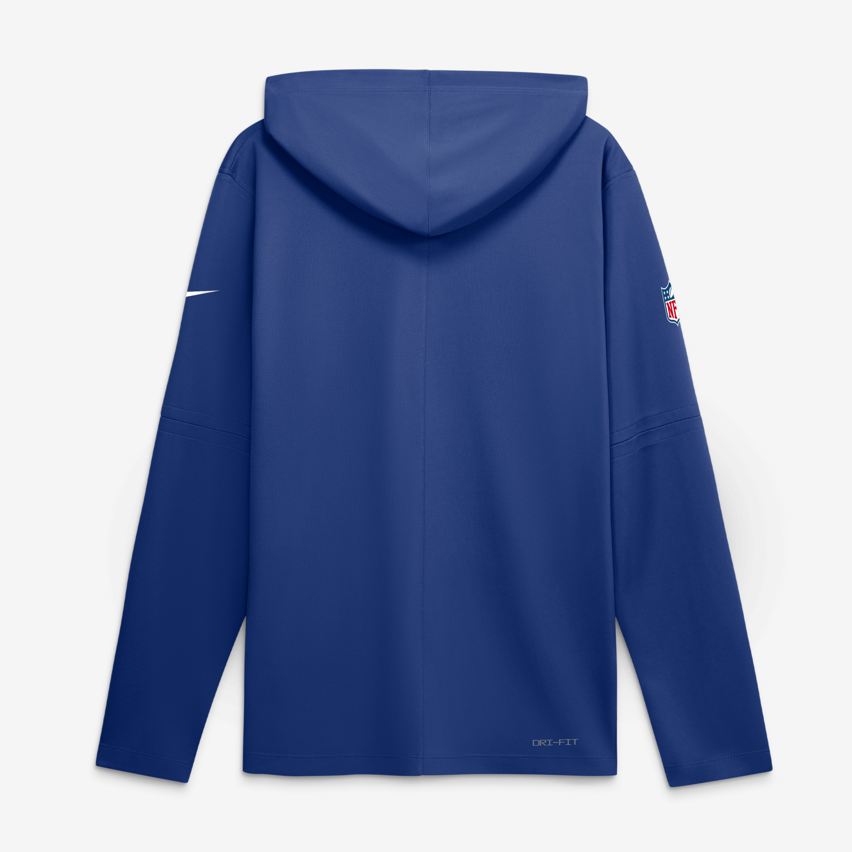 Haut à capuche léger manches longues Nike Royal New York Giants Sideline Game On pour homme