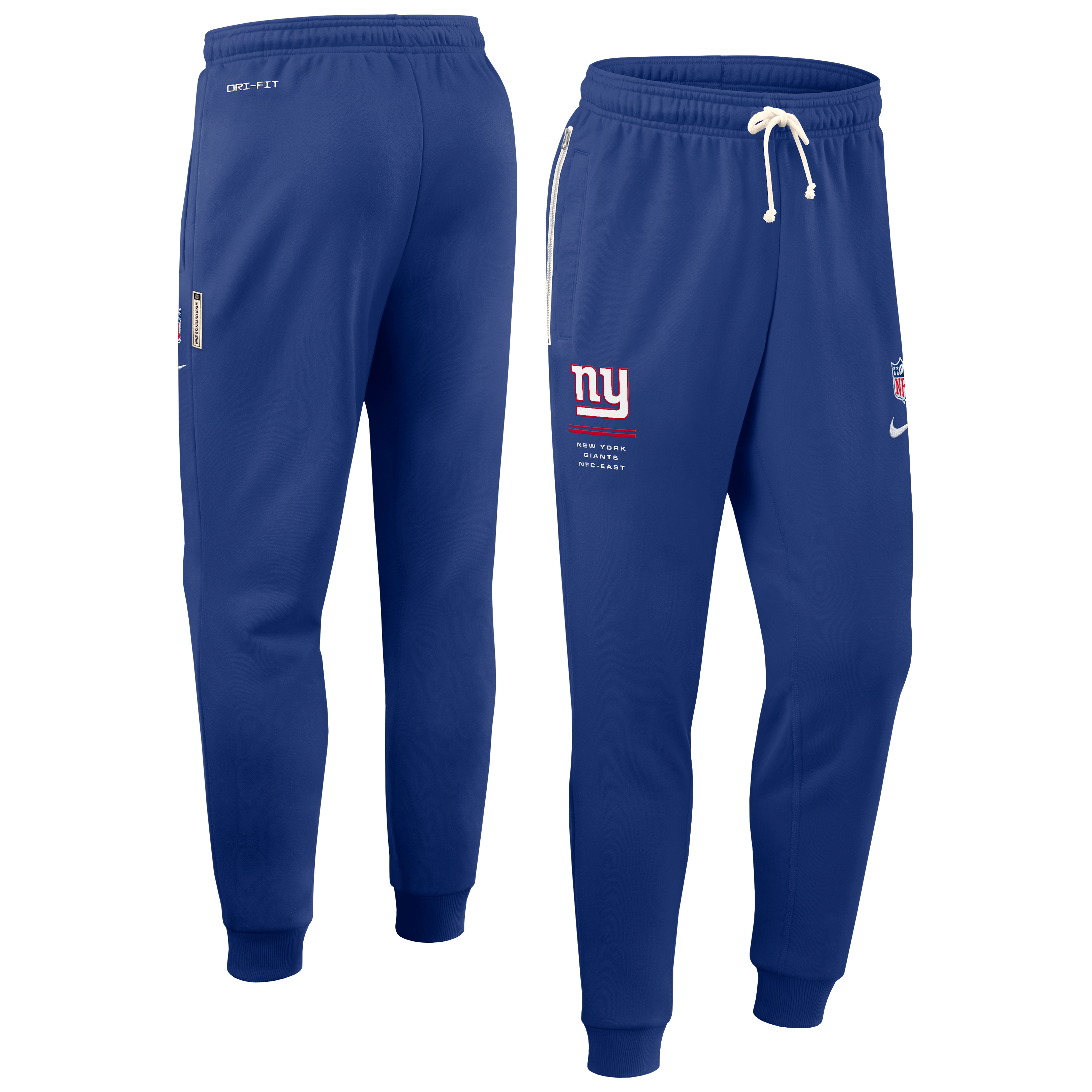 Men's Nike Royal New York Giants Sideline Standard Issue Touchback Kick Dri-FIT Taper Pants