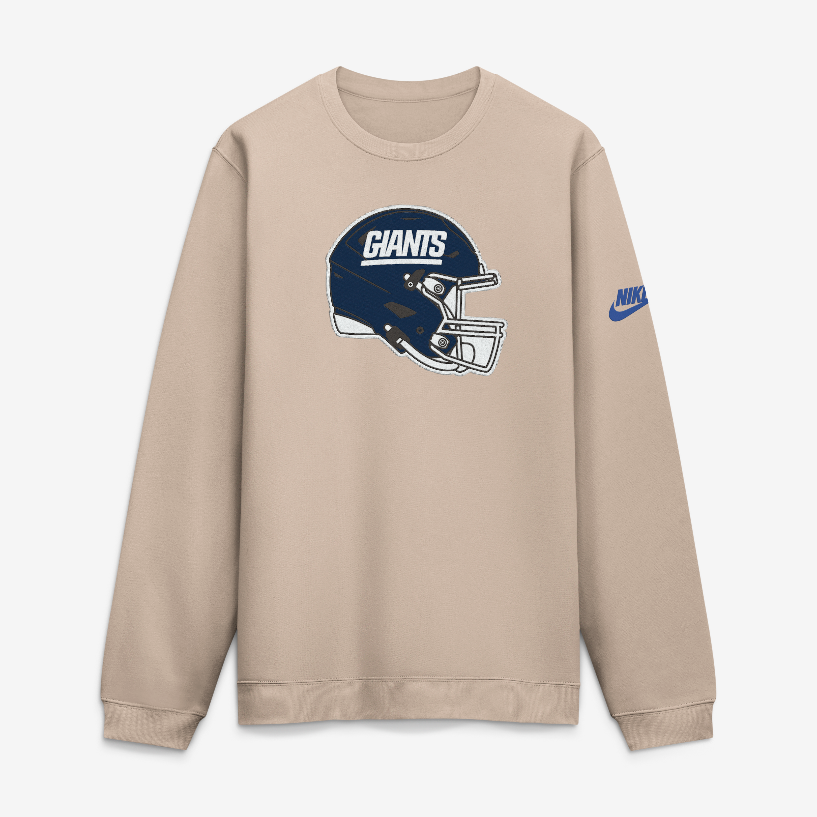 Sweat-shirt Nike Sand New York Giants I-Formation Rewind Club Crew pour homme