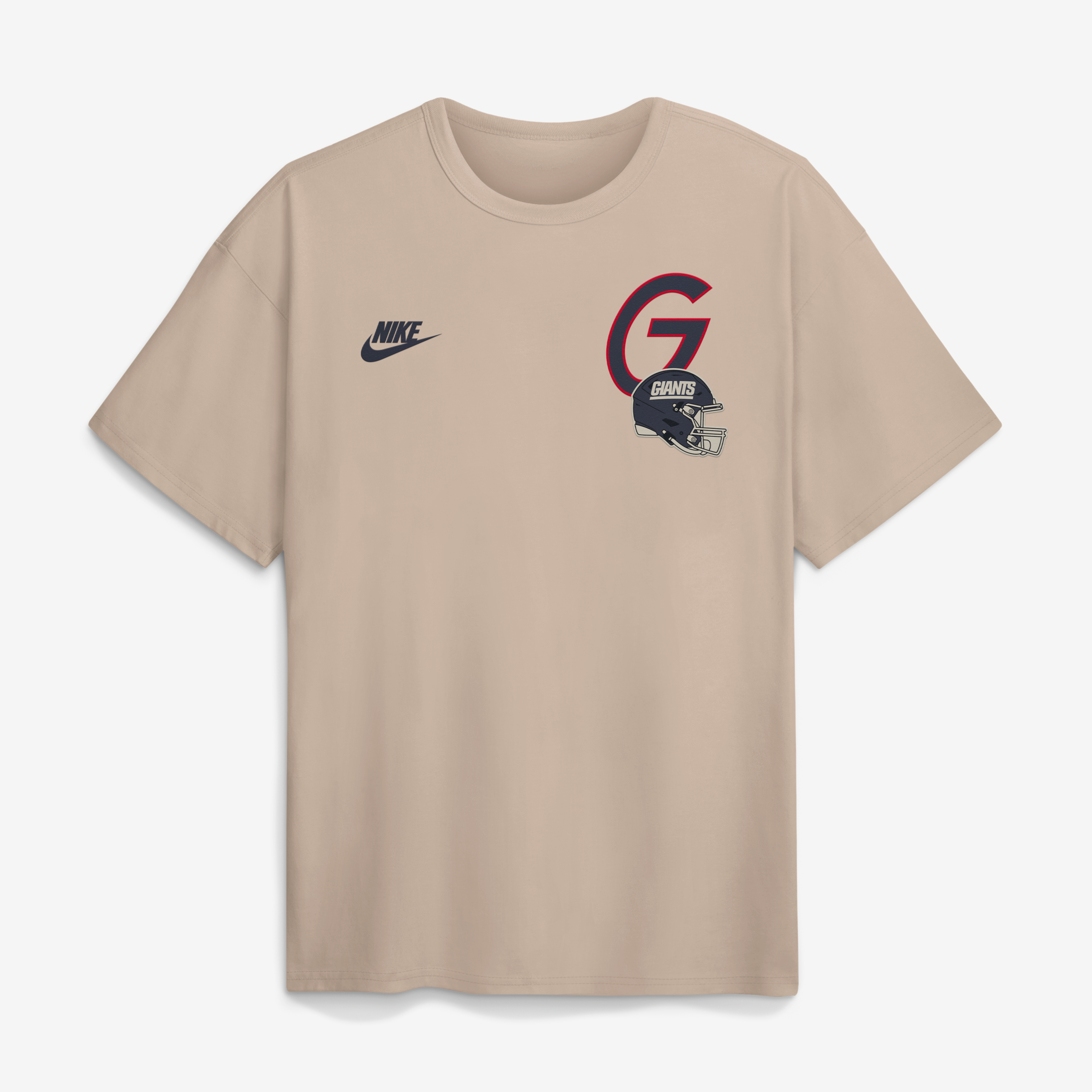 Men's Nike Sand New York Giants Night Primary Max90 T-Shirt