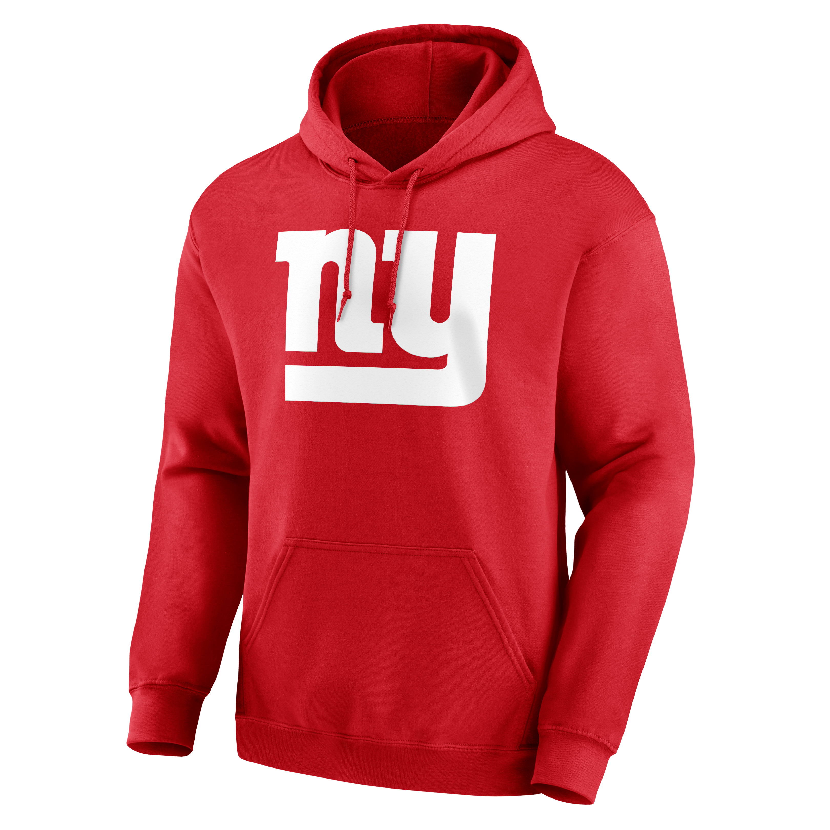 Men's Red New York Giants Team Authentic Personalized Name & Number Hoodie