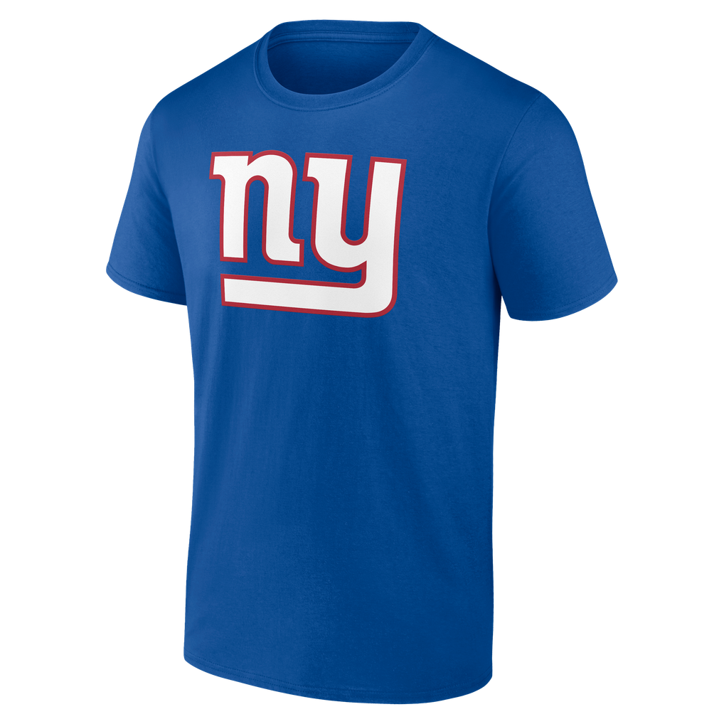 T-shirt officiel personnalisé avec nom et numéro des New York Giants - Bleu roi