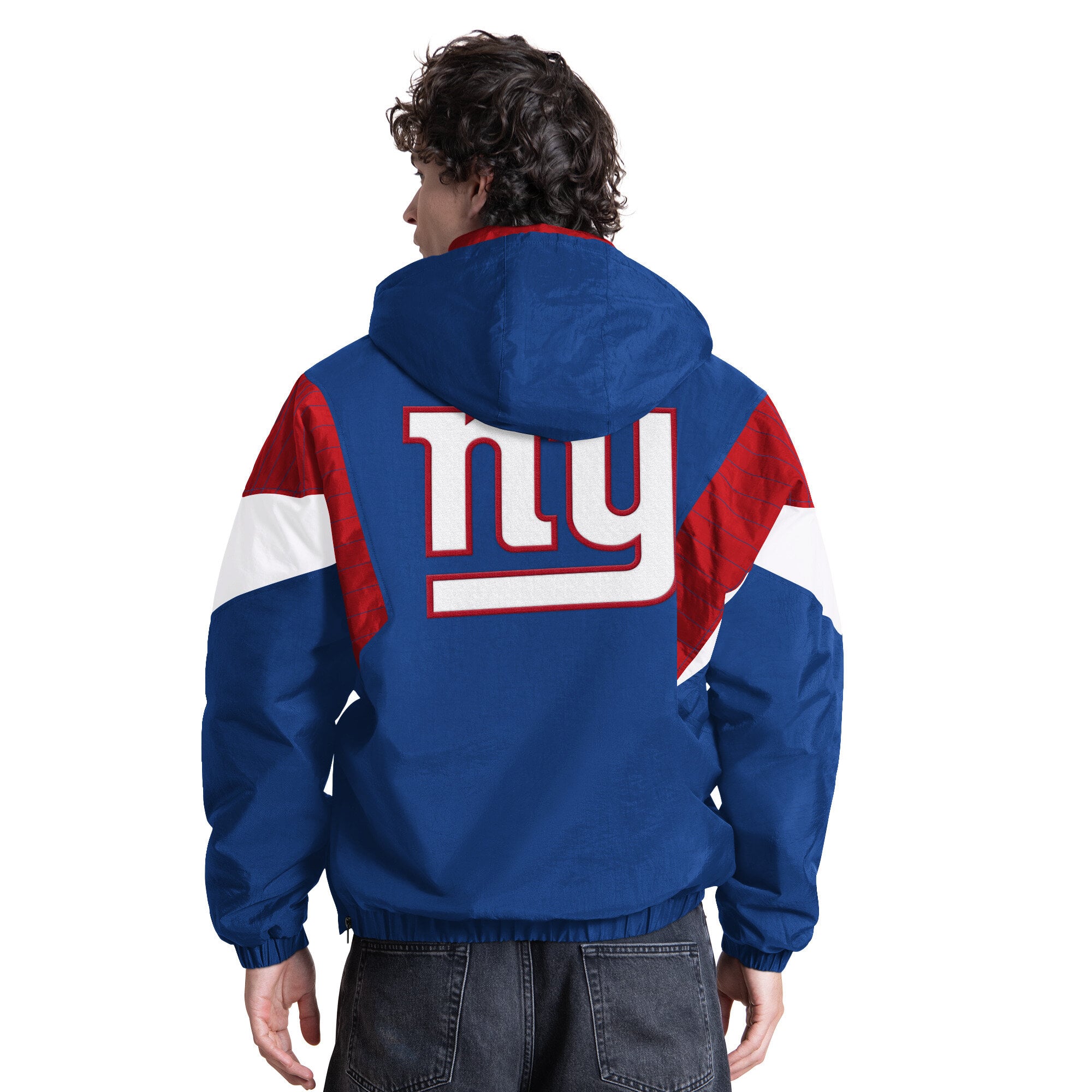 Veste à capuche demi-zip Starter Royal New York Giants pour homme
