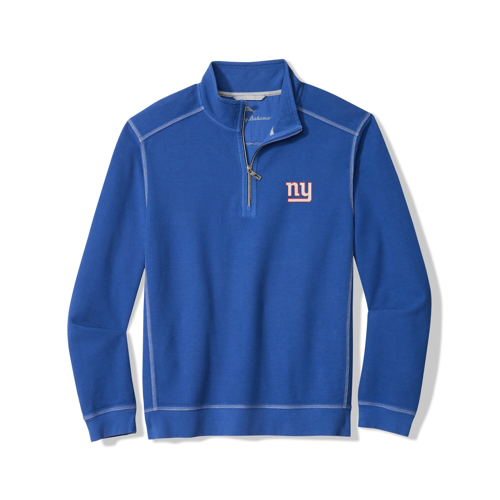 Men's Tommy Bahama Royal New York Giants Sport Tobago Half-Zip Pullover