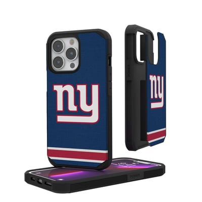 New York Giants iPhone Rugged Stripe Design Case