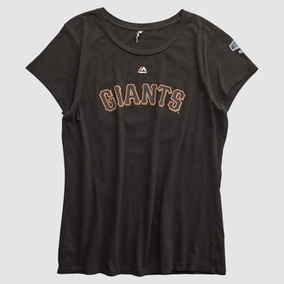 New York Giants Majestic 2014 T-shirt - Black - S by Fanatics Real Vintage