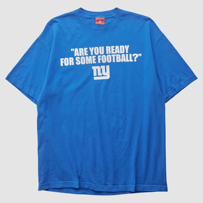 New York Giants NFL 2000s T-shirt - Blue - XL by Fanatics Real Vintage