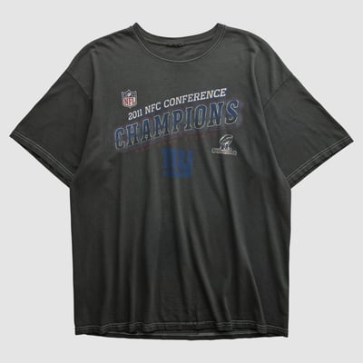 New York Giants NFL 2011 T-shirt - Black - XL by Fanatics Real Vintage