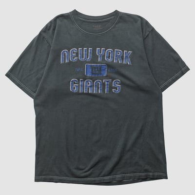New York Giants Reebok 2000s T-shirt - Charcoal - S by Fanatics Real Vintage