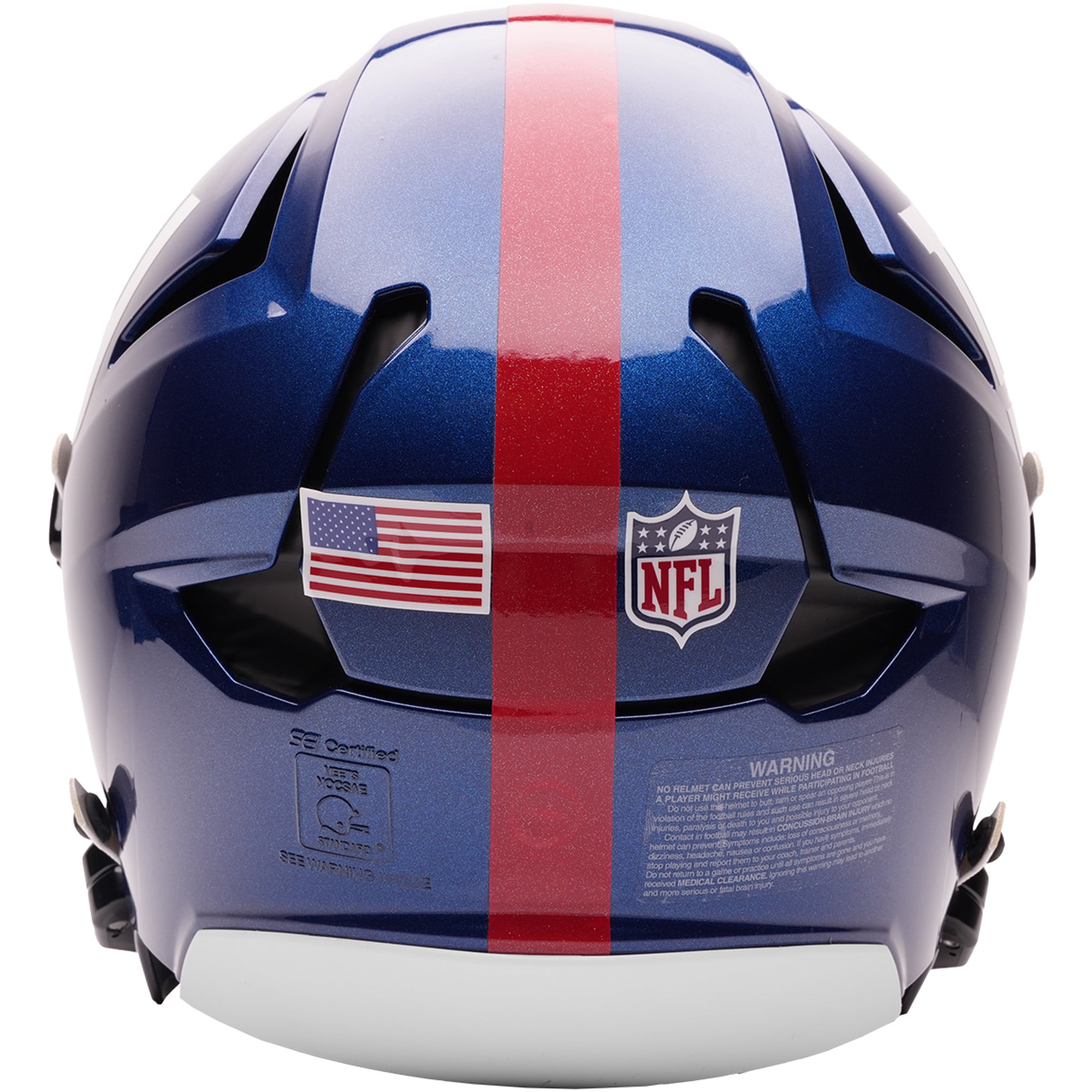 Casque authentique Riddell Axiom des Giants de New York