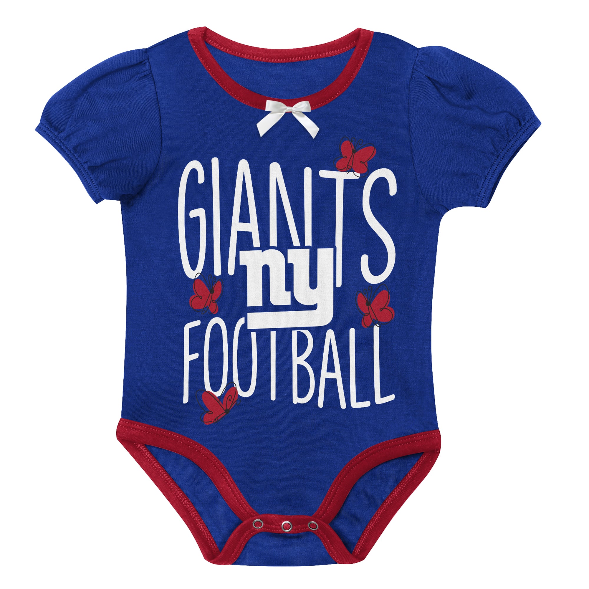 Ensemble body deux pièces Outerstuff Royal/Rouge New York Giants Star Power pour nouveau-né et nourrisson