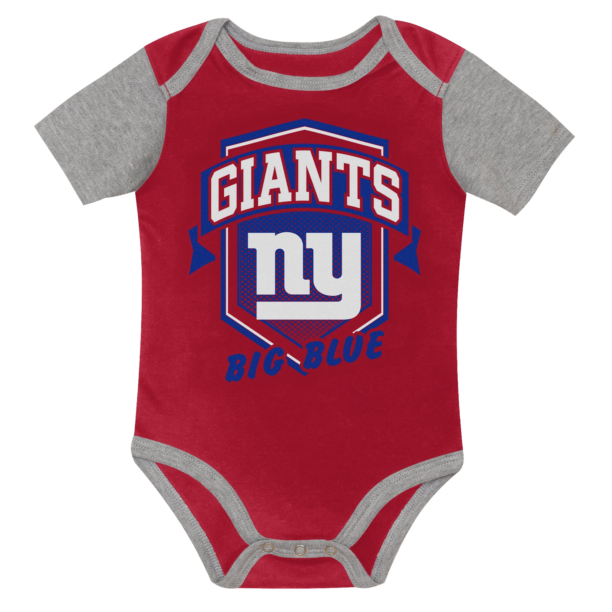 Newborn Outerstuff New York Giants First Round Pick Three-Piece Bodysuit Set