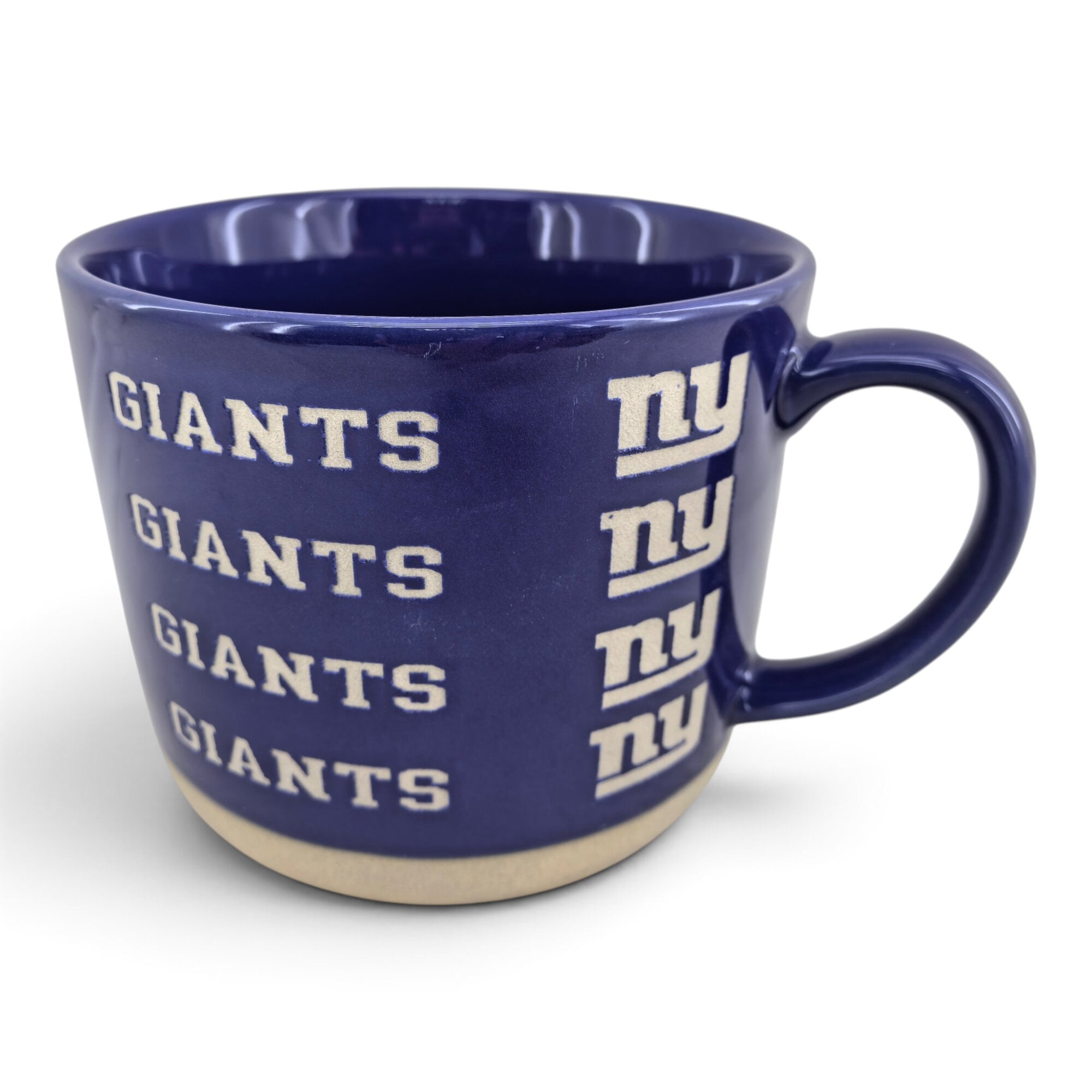 Mug Pegasus New York Giants 17 oz, logo ton sur ton, finition sablée