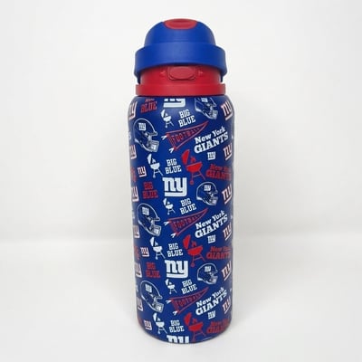 New York Giants Pegasus 32oz. Game Day Pennant Stainless Steel ProPress Water Bottle