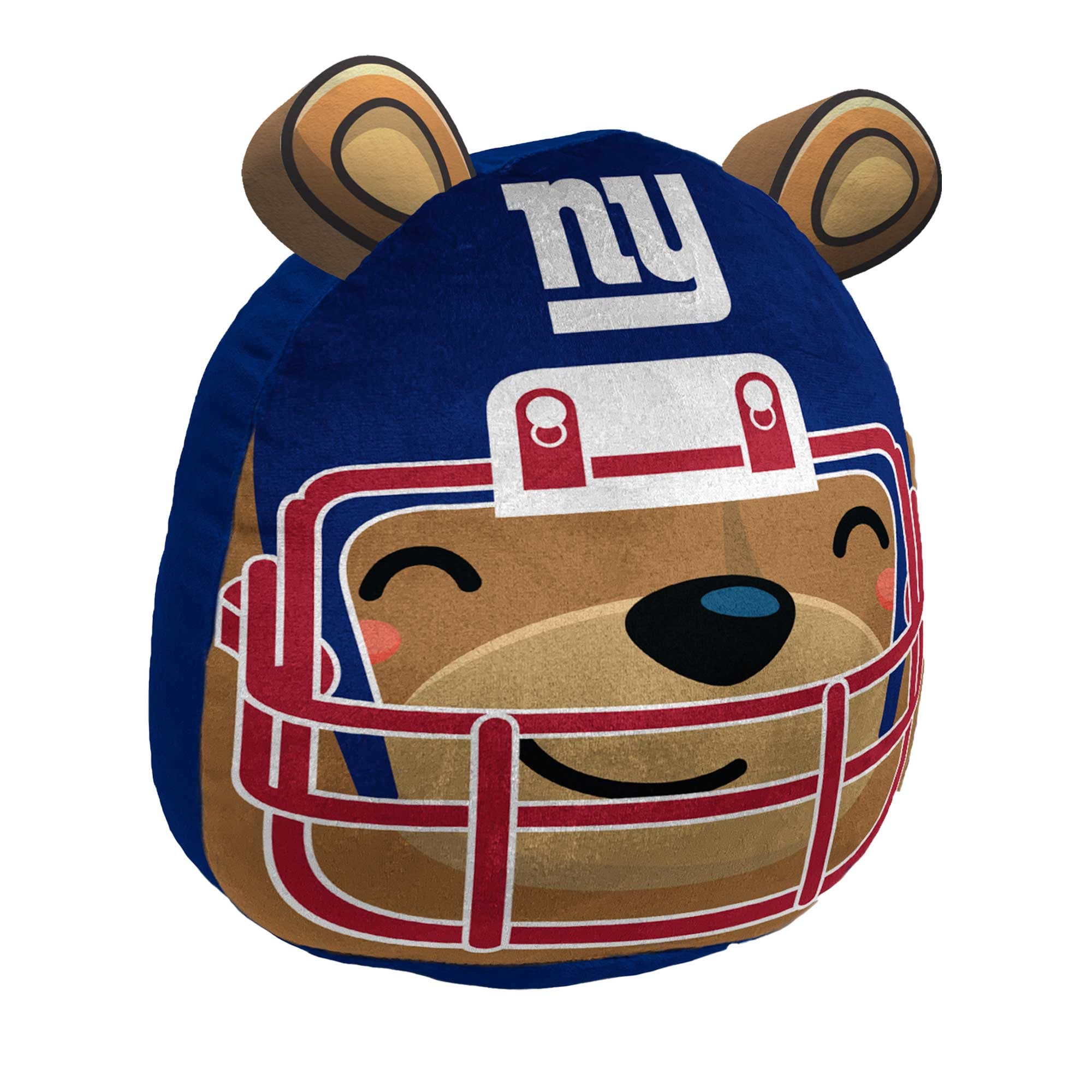 Coussin en peluche avec mascotte des New York Giants de Pegasus et fonctionnalités