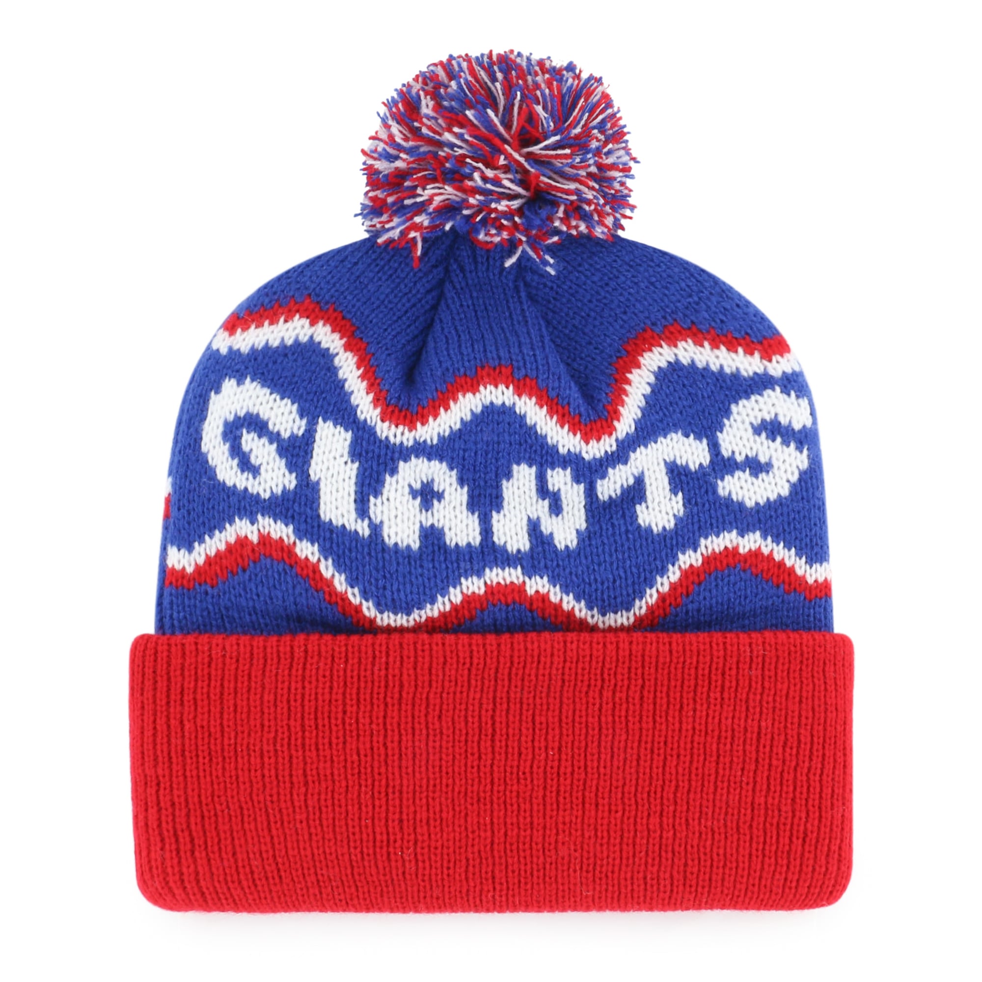 Bonnet tricoté à revers Royal New York Giants '47 pour enfants d'âge préscolaire