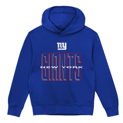 New York Giants Outerstuff Preschool Field General Fleece Hoodie - Royal