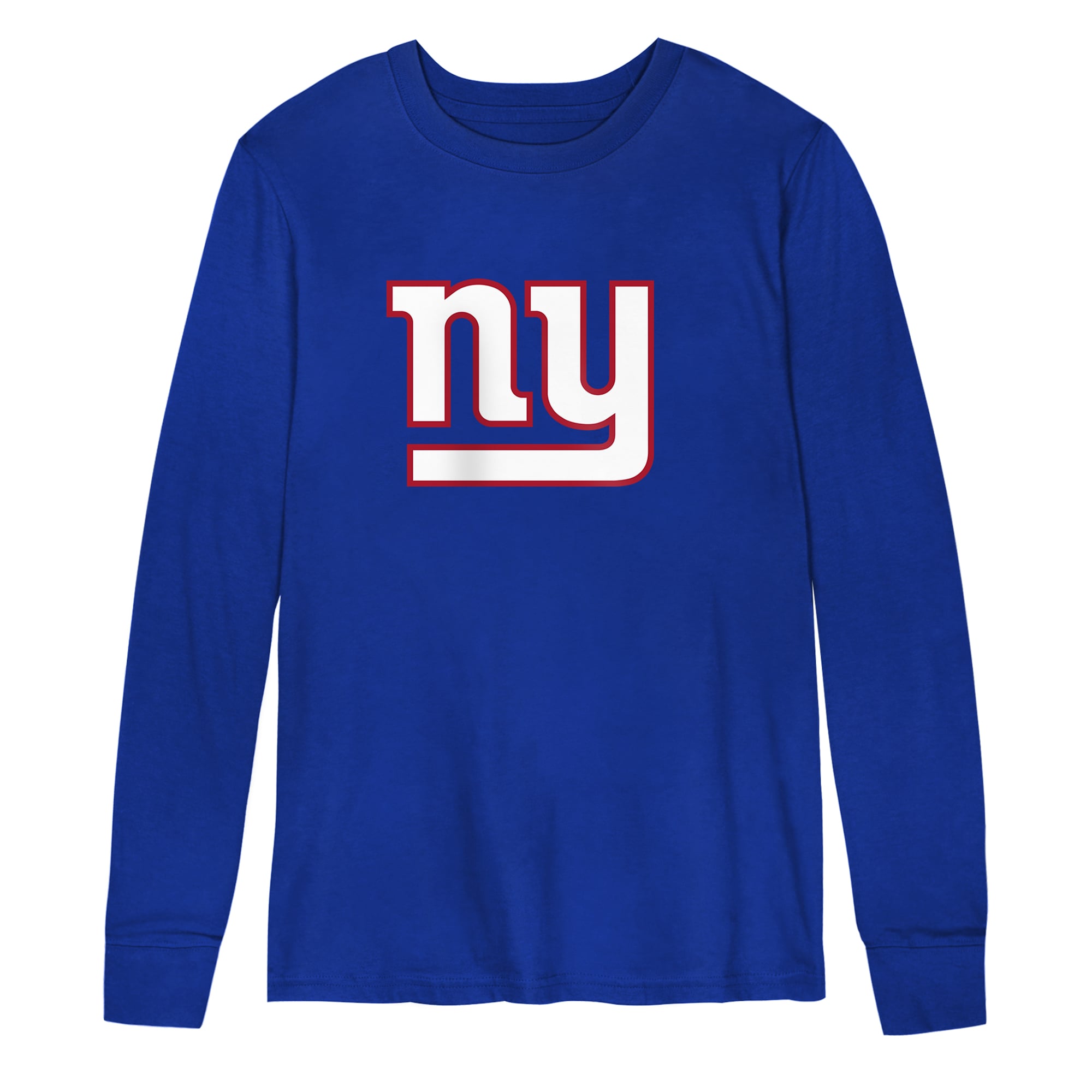Preschool Outerstuff Royal New York Giants Primary Logo Long Sleeve T-Shirt