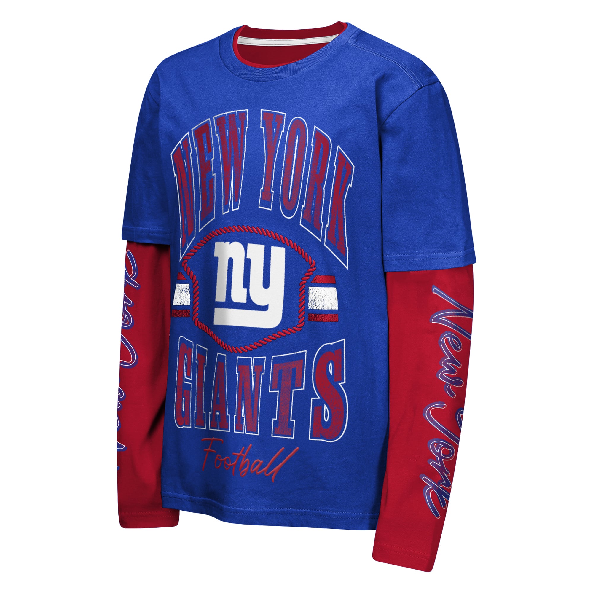 Ensemble combiné de mouvement Outerstuff Royal/Rouge New York Giants pour enfants d'âge préscolaire