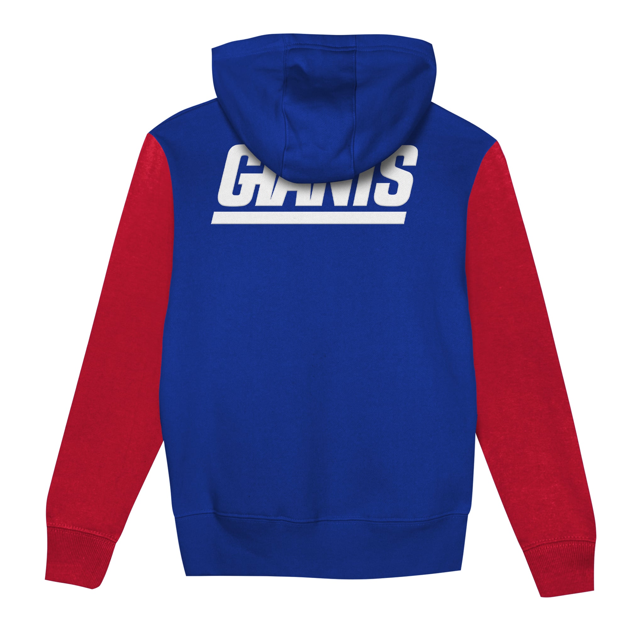 Sweat à capuche zippé Outerstuff bleu roi/rouge New York Giants Stadium pour enfants d'âge préscolaire