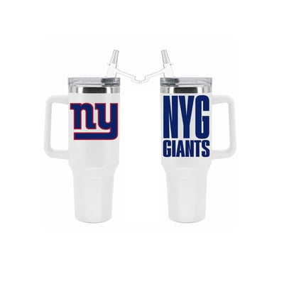 New York Giants The Memory Company 40oz. Stainless Steel Tumbler with Flip Straw