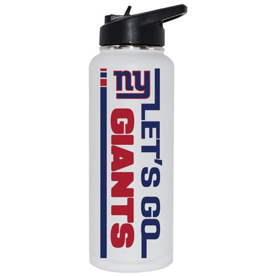 New York Giants The Memory Company Let's Go 34oz. Stainless Steel Quencher Bottle