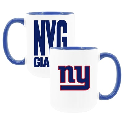 New York Giants The Memory Company Two-Piece 15oz. Coffee Mug Set