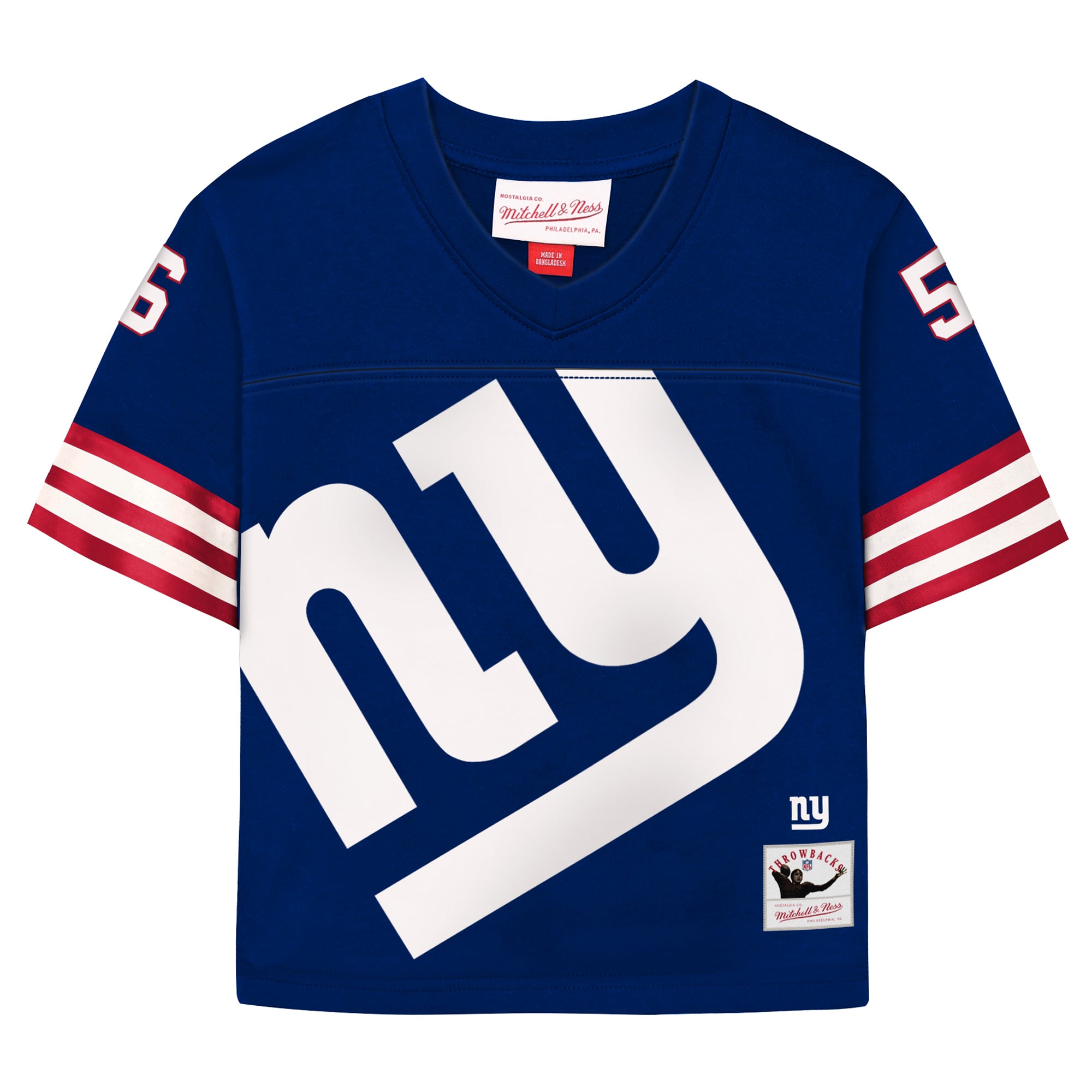 Ensemble short pour tout-petit Mitchell & Ness Lawrence Taylor bleu marine New York Giants Playmaker
