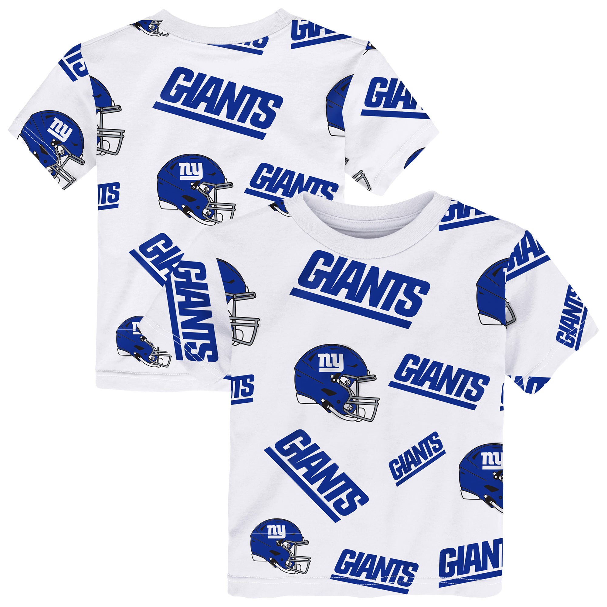 Toddler Outerstuff White New York Giants Mascot Play T-Shirt