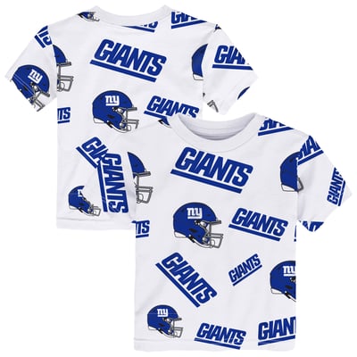 New York Giants Outerstuff Toddler Mascot Play T-Shirt - White